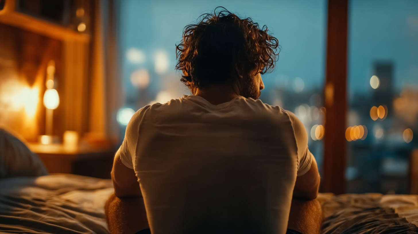 a man dealing with impotence anxiety