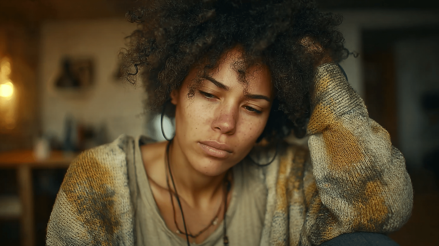 a woman wondering if nervous system is overly active