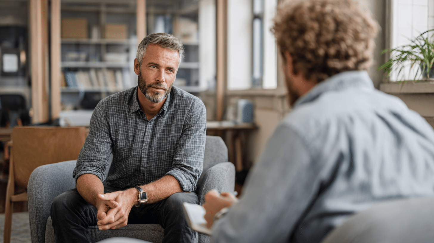 a therapist explaining neurodivergent affirming therapy